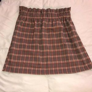 BRAND NEW DIVIDED Plaid Skirt Size S